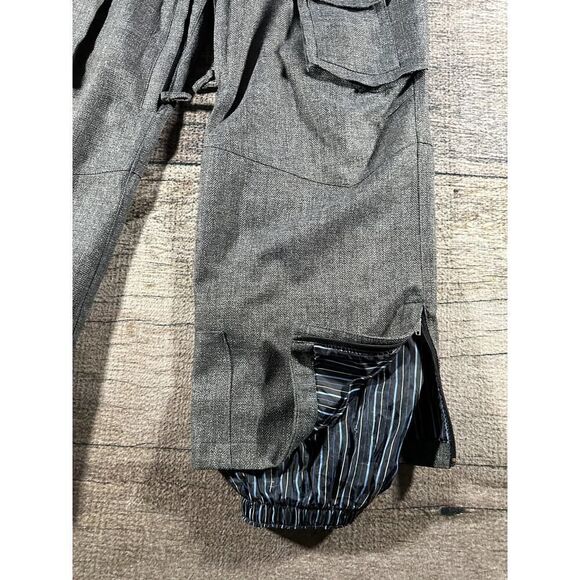 SIMS Snap Button Grey Lined Ski Snowboarding Pants Men's Size Small - Picture 7 of 12